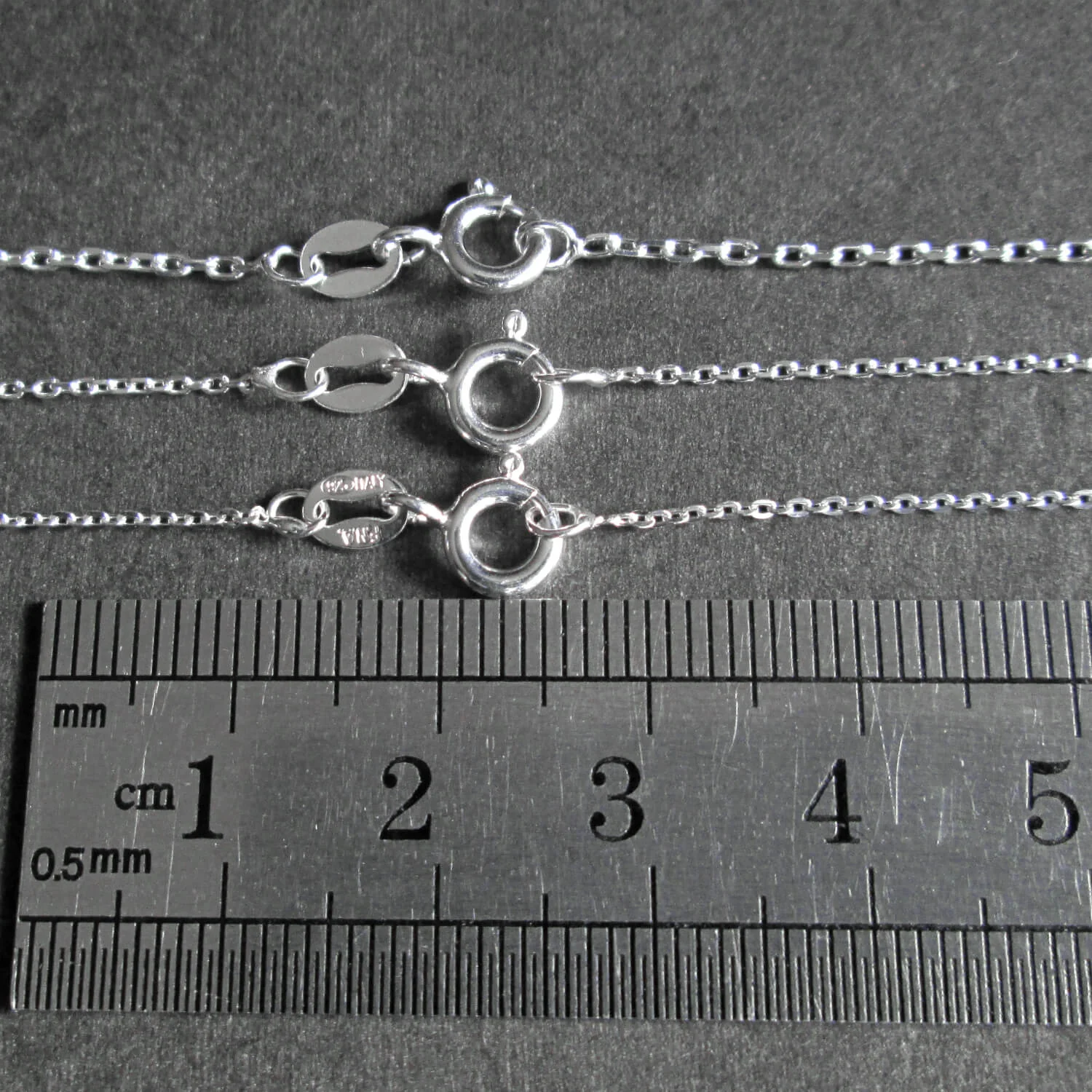 Plain sterling 2025 silver chain
